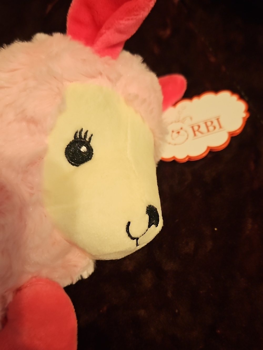 Pink Lamb Plush Stuffed Animal - Soft Kids Toy